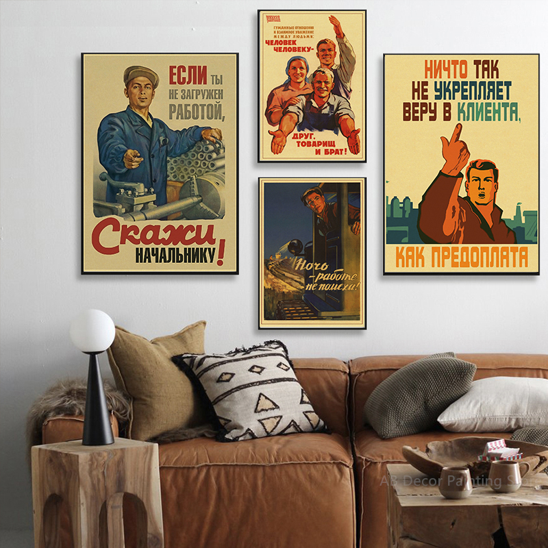 Vintage Stalin USSR CCCP Poste – Vintage Fashion Wallpaper Bewertung und Preis