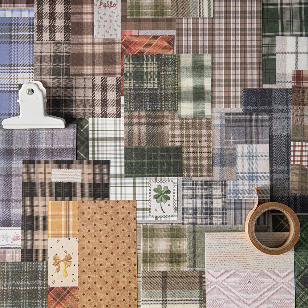 50pcs Creative Plaid Decor Scr – Vintage Fashion Magazine Bewertung und Preis