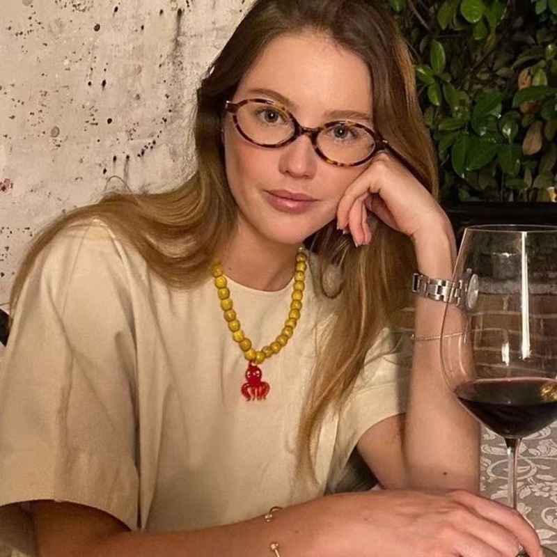 Ins Influencer Same Style Glas – Vintage Fashion Influencers Bewertung und Preis