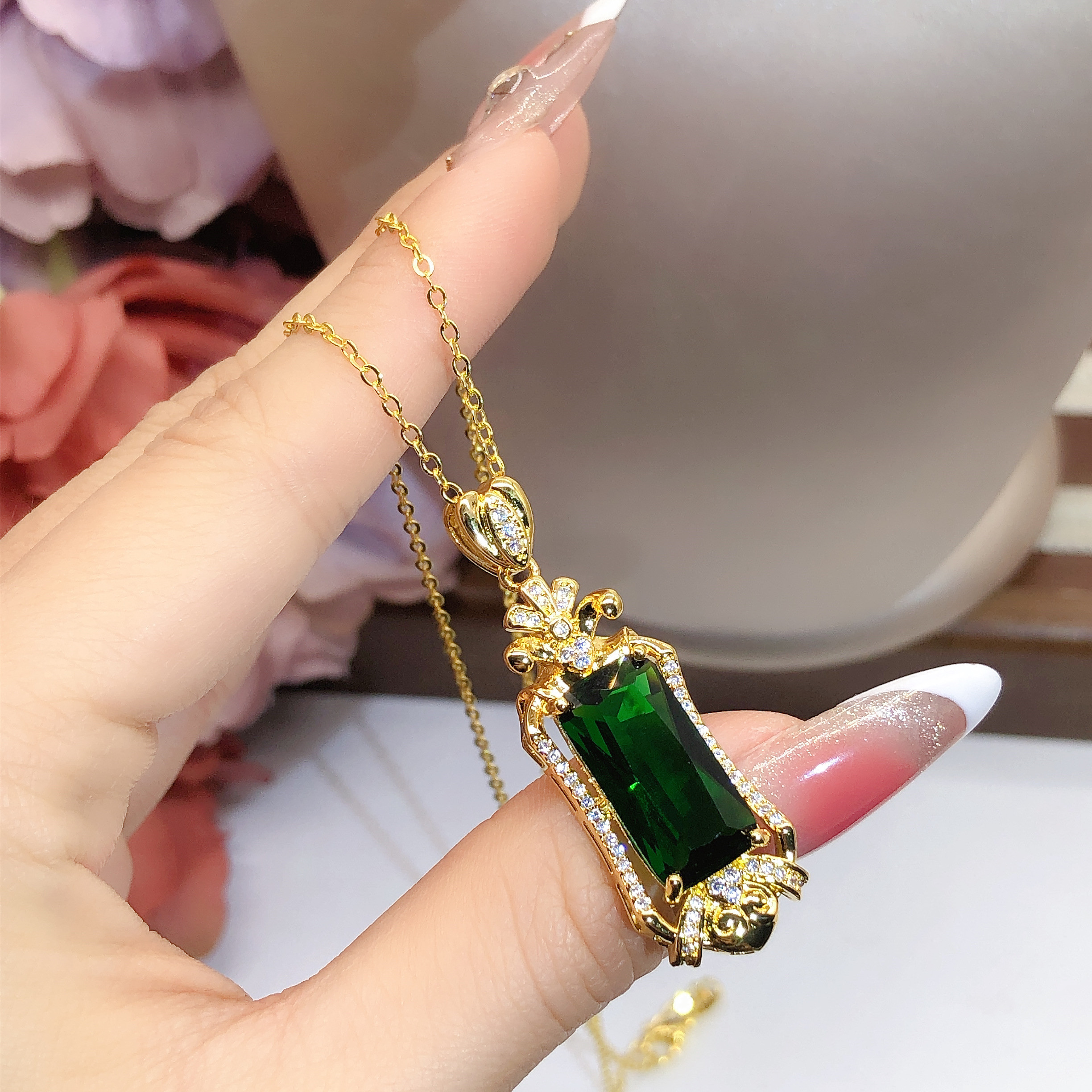  Micro-Set Green Tourmaline Pe – Vintage Fashion Trends Bewertung und Preis