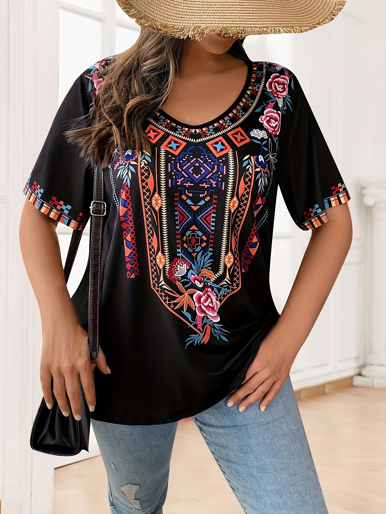 Plus Size Women's T-Shirt Boho – Crochet Top Boho Bewertung und Preis