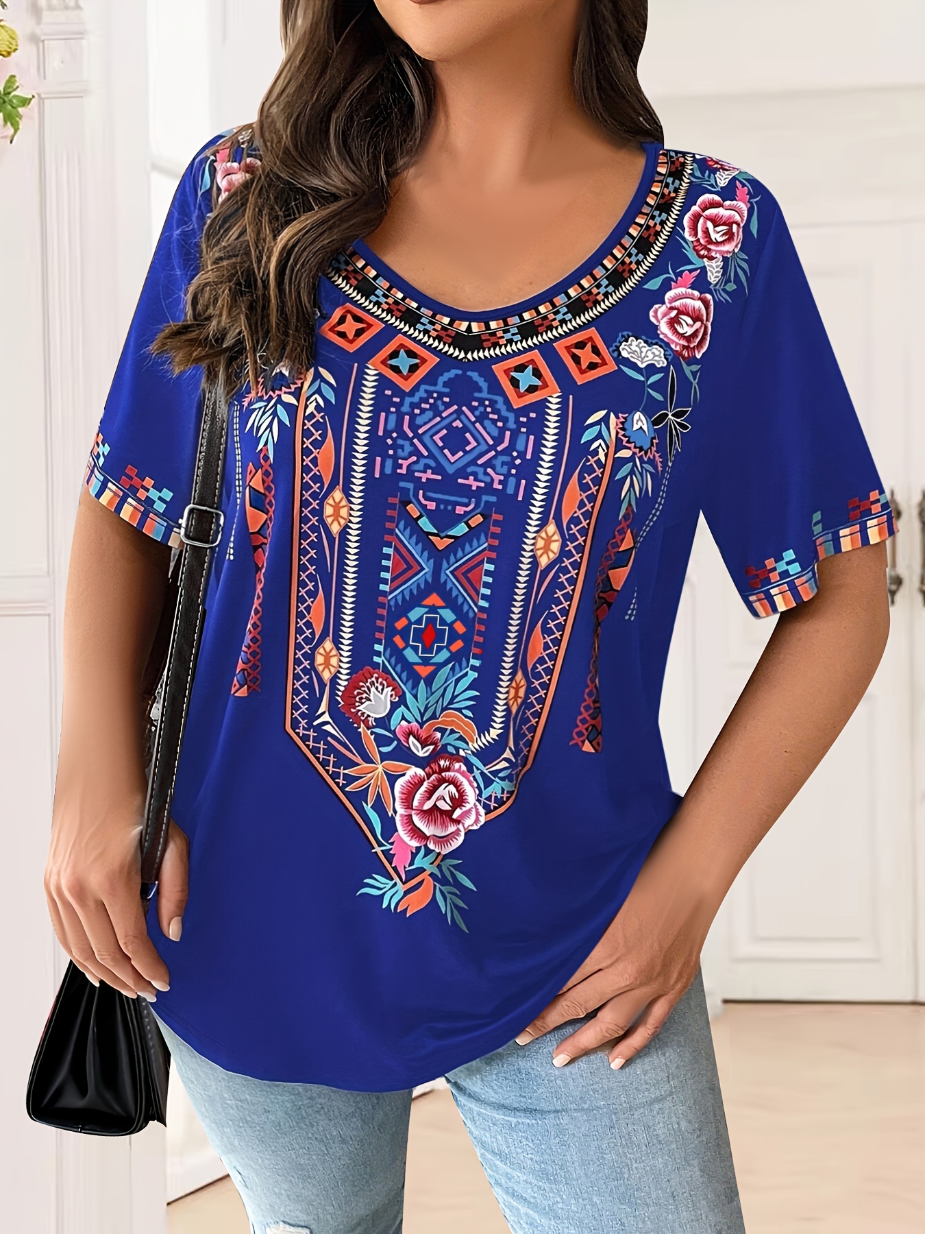 Plus Size Women's T-Shirt Boho – Crochet Top Boho Bewertung und Preis