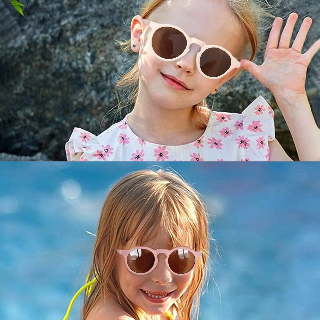 2Pcs  Cute Newest  Vintage Irr – Vintage Fashion Glasses Bewertung und Preis