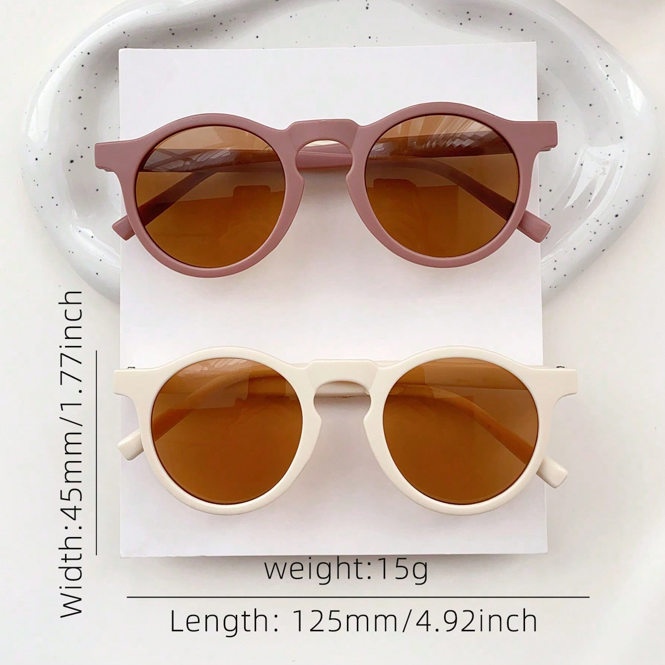 2Pcs  Cute Newest  Vintage Irr – Vintage Fashion Glasses Bewertung und Preis