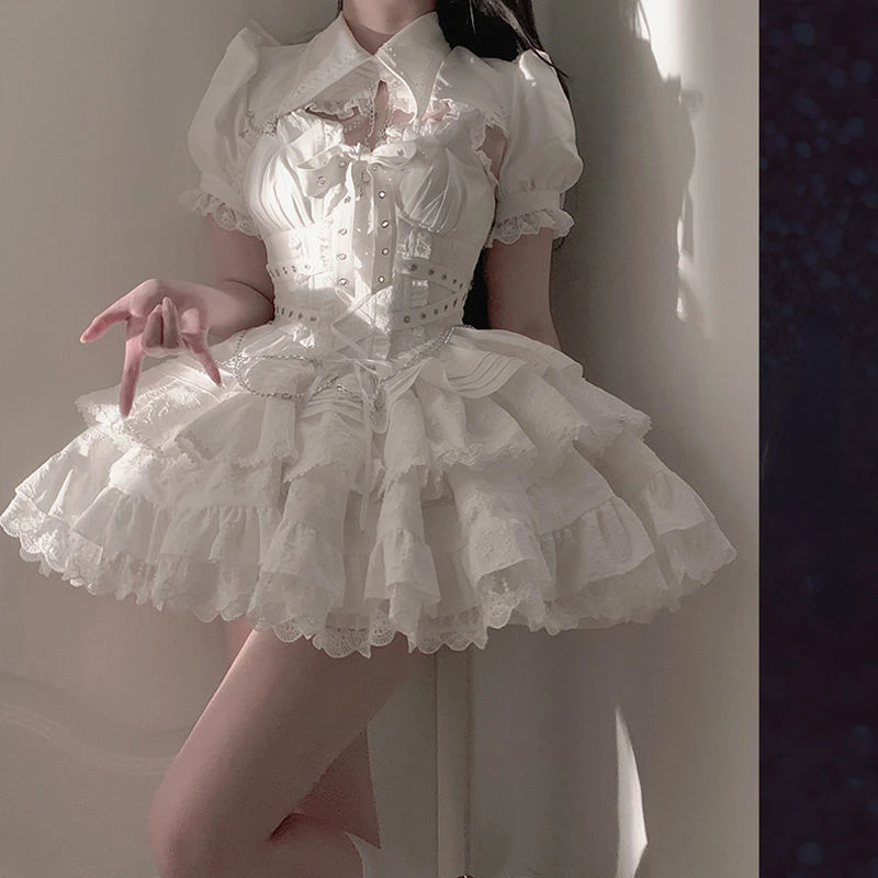 Victorian Gothic Lolita Jsk Dr – Vintage Y2K Bewertung und Preis