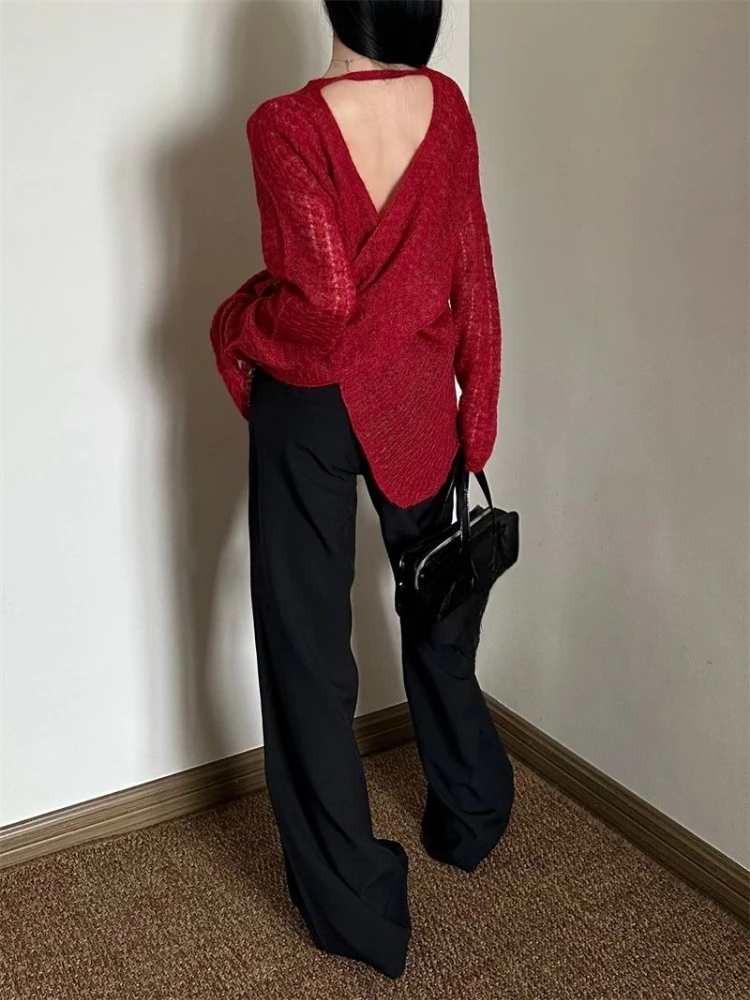 Y2K See-Through Knitted Women' – Vintage Y2K Bewertung und Preis