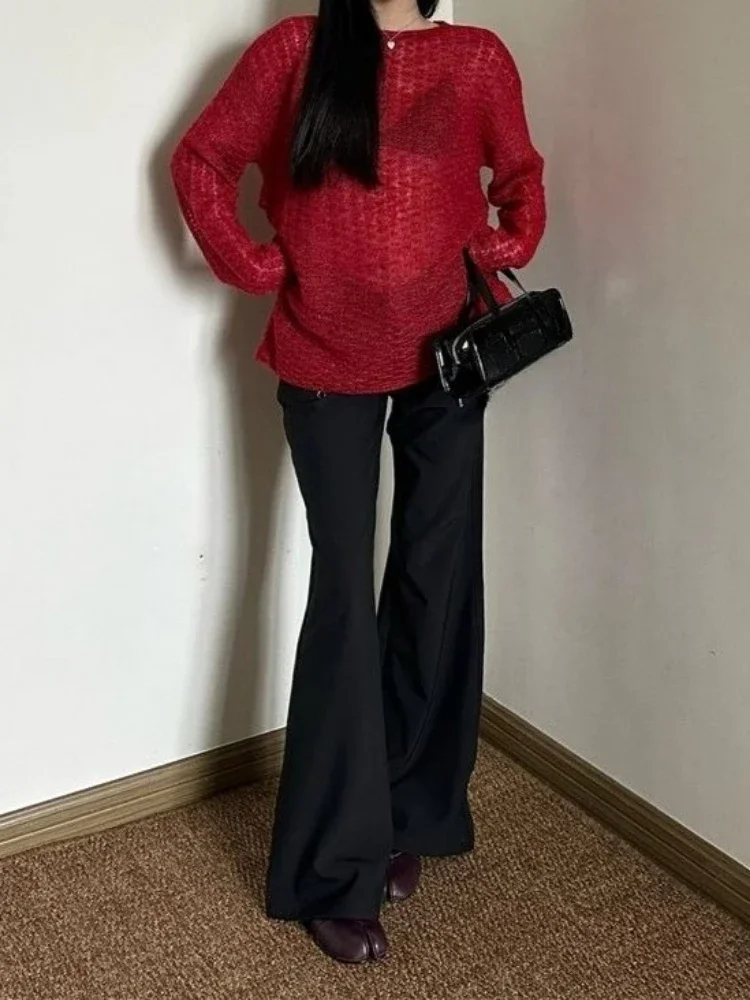 Y2K See-Through Knitted Women' – Vintage Y2K Bewertung und Preis