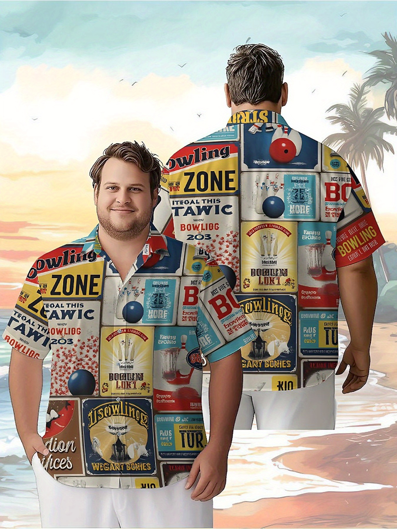 Men's Plus Size Hawaiian Shirt – Vintage Y2K Bewertung und Preis