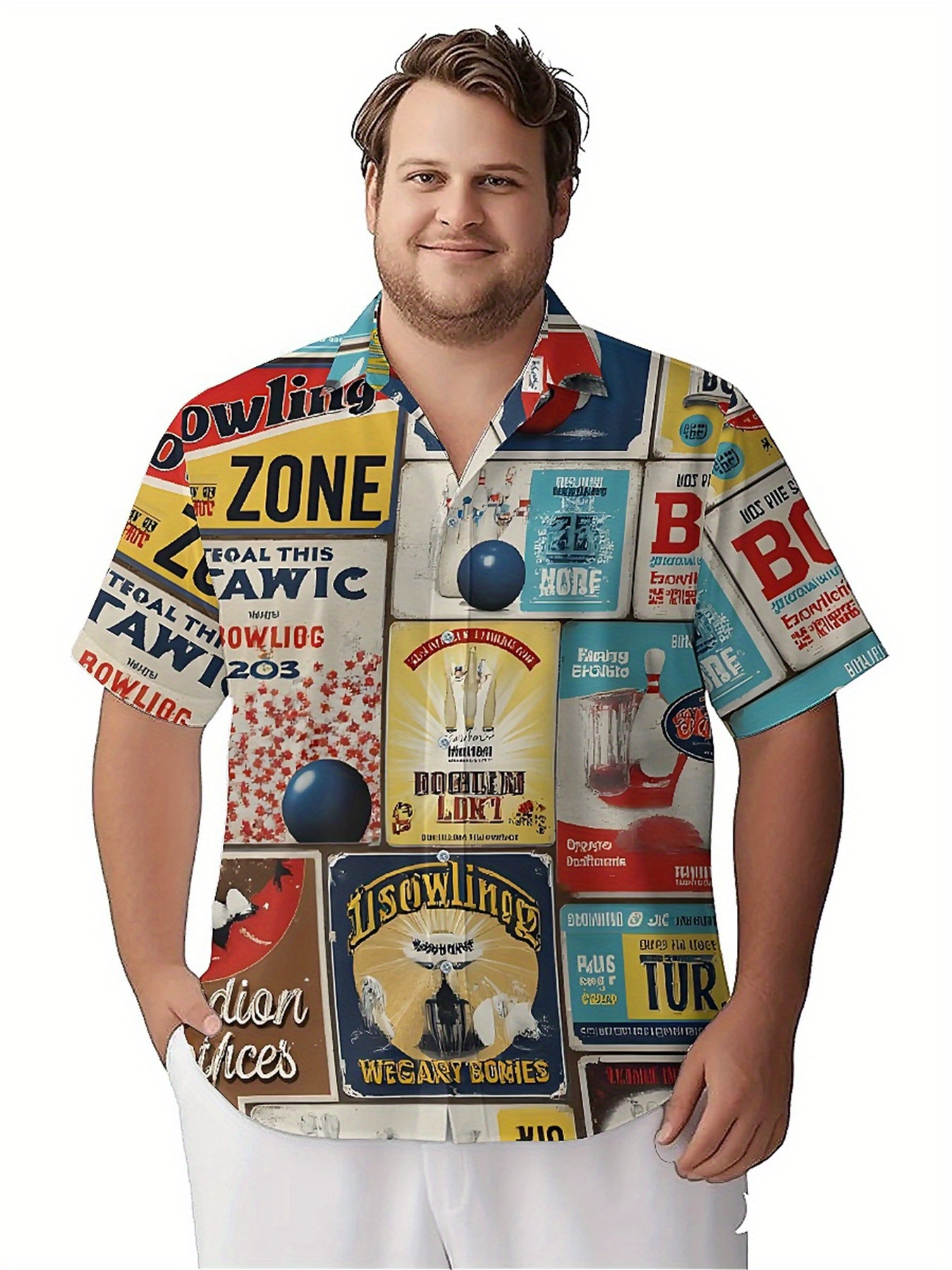 Men's Plus Size Hawaiian Shirt – Vintage Y2K Bewertung und Preis